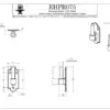 Plate Mount Pintle - 3/4" Offset