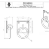 Plate Mount Ring Pull