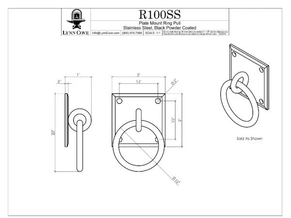 Plate Mount Ring Pull
