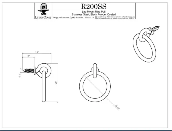 Screw Eye Ring Pull